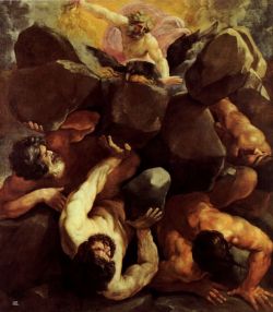 hadrian6:  Fall of the Titans. 1635-37. Guido Reni. Italian. 1575-1642. oil on canvas. http://hadrian6.tumblr.com 