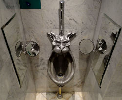 thealodog:  sixpenceee: A urinal in Norway. Via reddit user BraveReddit.  Just incase you wanted to piss in a demon’s mouth and see it from multiple angles. 