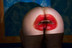 thanksyoujesus:  red-lipstick:  Alva Bernadine - Tansy Blue 234 AND Tansy Blue 183 from Lips series, 2013 Photography   SAU