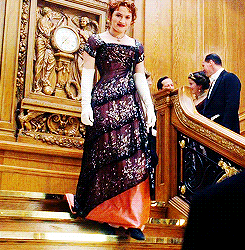 ihearttitanic:  Titanic (film) trivia: The heaven dress (right) is almost identical to the dinner dress (left). The pattern and draping techniques are exactly the same. The only alterations are the colors and the heaven dress being far more adorned with