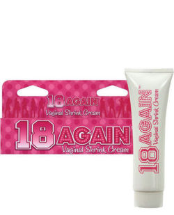lovesextoys:  lovesextoys:  18 Again Vaginal Shrink Cream  Save 15% Now through 10/31/2014 Use Coupon Code GOBLINS 