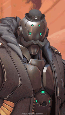 pixelsmasher:  New Overwatch Character Ashe has a robot friend named Bob eh? I see you Blizzard, I see you.