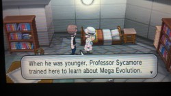 watchthelightfade:  omnitoo:  i’m 100% positive that Professor Sycamore knows literally nothing about pokemon and just got through life on his good looks because this is bullshit.   