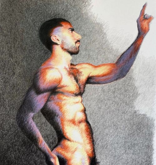 beyond-the-pale:Mark Douglas - Drawing of  Armando Santos  
