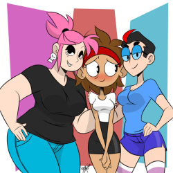 aeolus06: The Girls My three favorite femsonas…and Lauren 