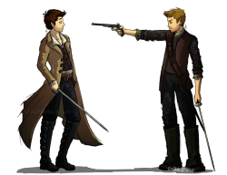 dramasbomin:  dickfreakingroman:  samkatdiz:  Destiel AU series: Pirates (HQ) Dean is a recently marooned pirate Captain of his beloved ship Impala. Castiel is a recently discharged soldier of the Isla de Vida.  They get in a sword fight and Dean pulls