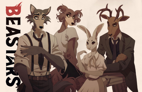 terrribleanimal: BEASTARS ☆ | get these illustrations as prints and a sticker on my patreon