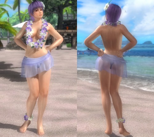 themeddleroftrousers:Dead or Alive 5 Last Round Pre-Order Beach Outfits Part 2