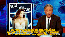 vulvapeople:  sandandglass:  The Daily Show, June 2, 2015  How adorable that Jon thinks this is not what Caitlyn wants.
