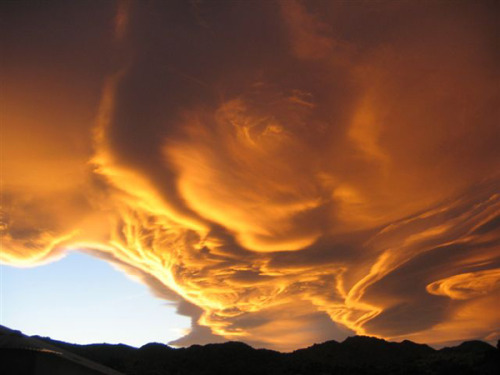awkwardsituationist:  asperatus clouds via the cloud appreciation society photographed by (1) ken prior in perthshire, scotland; (2) rebecca fein in pioneertown, california; (3) bill slater in hamner springs, new zealand; (4) cate kelly in hamner springs,