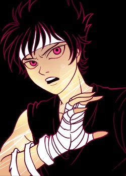 lettherebedoodles:  Hiei you little shit. Come into my bosom. (ﾉ◕ヮ◕)ﾉ*:･ﾟ✧ I used to watch Yu Yu Hakusho back in jr. high, and so recently I decided to check it out again, feeling nostalgic and what not. I forgot how awesome it was.  