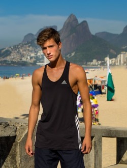  Brazilian Beach boy in Rio -KSU-Frat Guy: