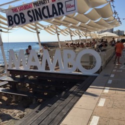 Café Mambo! #Cafemambo #Ibiza #Bobsinclair  (At Cafe Mambo, Ibiza)