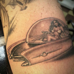 thievinggenius: Tattoo done by Ben Grillo.