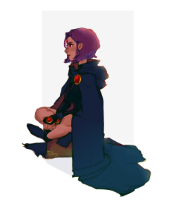 tuffuny:  Raven is my favorite female superhero. I love her nonchalant attitude. She’s the coolest chick I know.