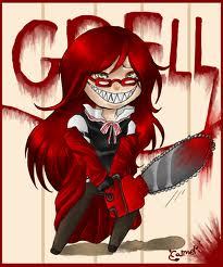 Name: Grell Sutcliff Anime: Black Butler Occupation: Grim Reaper