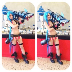 Aecosplay:  Funny Expressions Between One Picture And Another :P Me As Jinx ;) #Jinx