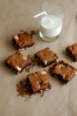 fullcravings:  Cherry and White Chocolate Brownies