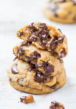 gastrogirl:  the best soft and chewy coconut oil chocolate chip cookies. 