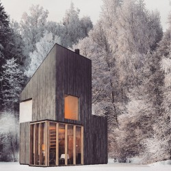nonconcept:  Modern Winter Shelter in Bjelašnica,