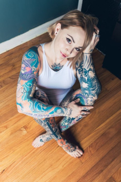 itsall1nk:More Hot Tattoo Girls at/