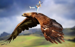 loiswolf99:  The eagles are coming!..and they have a bard with them. Nice   The markiplier bard XD  dam