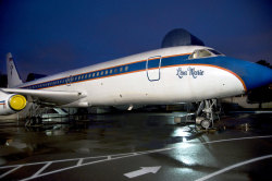 toocatsoriginals:  Lisa Marie - Elvis Presley’s Private Airliner Rock and roll icon Elvis Presley purchased a Convair 880 airliner in April 1975 and named it Lisa Marie after his daughter. He spent more than 迀,000 having the jet remodeled. The