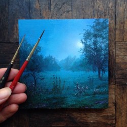 dicksforcooking:  atraversso:  Miniature hyperrealistic paintings by Dina Brodsky Instagram // Prints // Webpage Please don’t delete the link to the photographers/artists, thanks!  But. How. 