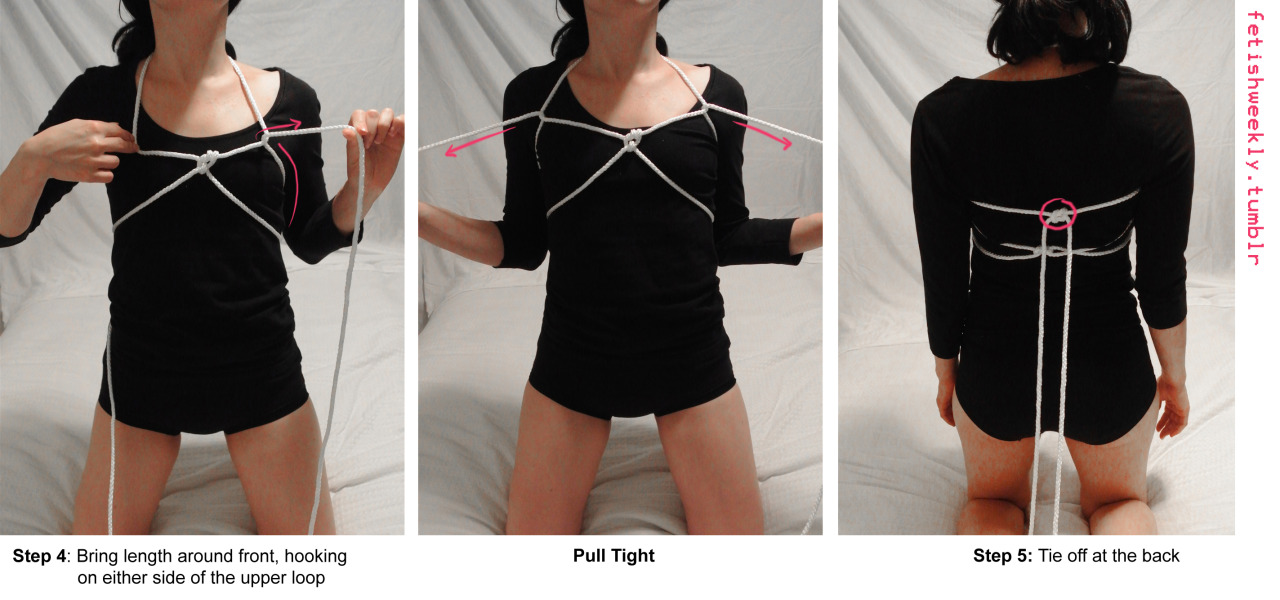 fetishweekly:  Shibari Tutorial: The Hog Tie You’ll need 50’ of rope, or two