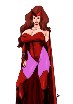 onesheeparmy: Scarlet Witch   Another one of the pics you can find inside the PPACK 