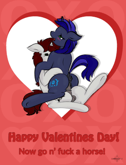 Heeey&hellip; i’ts Hearts and Hooves day&hellip; time to ship OC’s!Little something I did after I’ve seen @whateverbender ‘s newest upload. You should really check him out, he is way better than me doing animations! xDI got inspired and testet