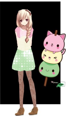 Dango by firemagic on polyvore (me)  