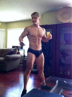 muscletits:  All he brought for the weekend.