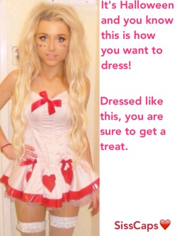 sissykiss:   Do you have any sexy sissy outfits planned for Halloween sweeties? ^-^FantaSissy.com ~ Dating for sissies, and anyone into sissies!