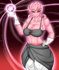 gleamingrose:  My dragon ball xenoverse character called Rosanthum which I wanted to draw in her basic outfit ^v^Can you spot Gold hehe :’DHope you all like it ^3^