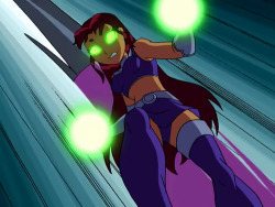 chillguydraws:So does anyone want to take a shot at why Starfire wears the same color underwear as her skirt? And that someone had to draw this? ;9