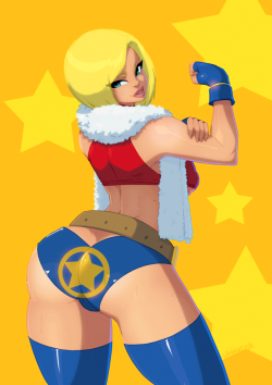 tovio-rogers:kof’s blue mary drawn up for patreon. YES!!!! &lt; |D’‘‘‘‘