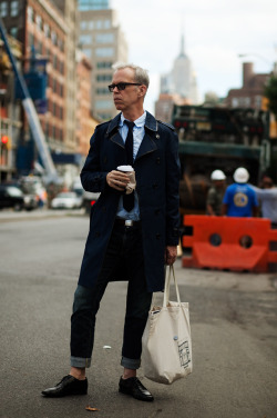 burberry:  Richard Photographed by The Sartorialist in New York  