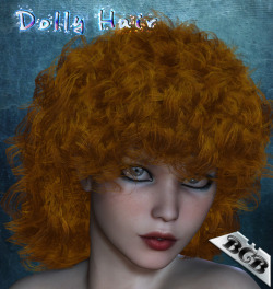 Your  3D renders just got a whole lot cooler! BoxcutterBeauty has graced us  with some brand new Dolly Hair! Dolly Hair is a wild, messy, unkempt and  unruly hair style. Check the link to get this awesome new style!Dolly Hairhttp://renderoti.ca/Dolly-Hair