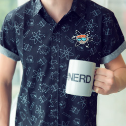Tag your fav nerd who would rock this! Dexter shirt available at Hot Topic!