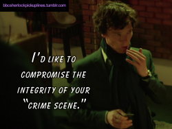 &ldquo;I&rsquo;d like to compromise the integrity of your &lsquo;crime scene.&rsquo;&rdquo;
