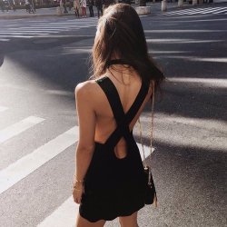 guessable:  LBD collections, Check these out, they’re so affordable and have many good reviews each items too!♥ Black Halter Backless Flare Dress  Black Half Sleeve With Lace Hearts Dress  Black Halter Contrast Scallop Lace Backless Dress  Black