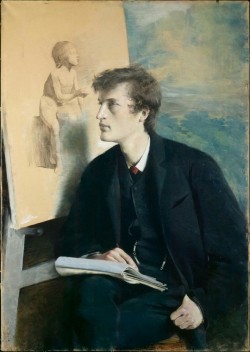 adonis-seralis-nors:  Edvard Munch, by Asta Nørregaard (1885, The Munch Museum, Oslo)