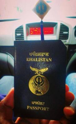 paisa-nasha-pyar:  Khalistan Passport  