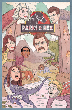 parks-and-rex:  When you type “parks and rex” instead of “parks and rec”. Get it HERE 