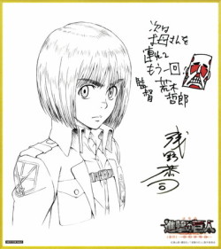  After Armin, the 2nd round of Asano Kyoji&rsquo;s gifts for moviegoers will feature Jean! Distribution of this sketch begins on December 6th.  Great incentive to encourage multiple viewings of the compilation film.