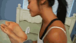feetplease:  The ultimate lesbian foot sniffing worship. Love how she goes from her soles, to her socks, to her shoe, then back to her soles. I couldn’t pick just one moment so I just made a bunch of gifs.