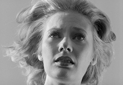 filmgifs:It’s funny… the world is so different in the daylight. In the dark, your fantasies get so out of hand. But in the daylight everything falls back into place again.Candace Hilligoss as Mary Henry in Carnival of Souls (1962) dir. Herk Harvey