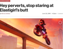 slewdbtumblng: angel-baez: Reblog if you’re a pervert and will not stop staring at Elastigirl’s butt No one tells the boss what to do. 