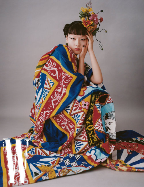 stylekorea:Kim Ju Hyeon for W Korea March 2021. Photographed by Pak Bae